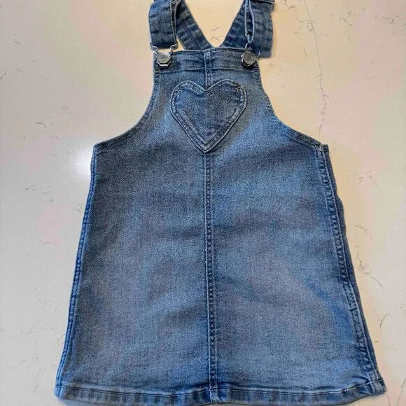 Girls BUNDLE 5 pieces Jacket Jeggings Overalls Tops Sz3 - Picture 8 of 14